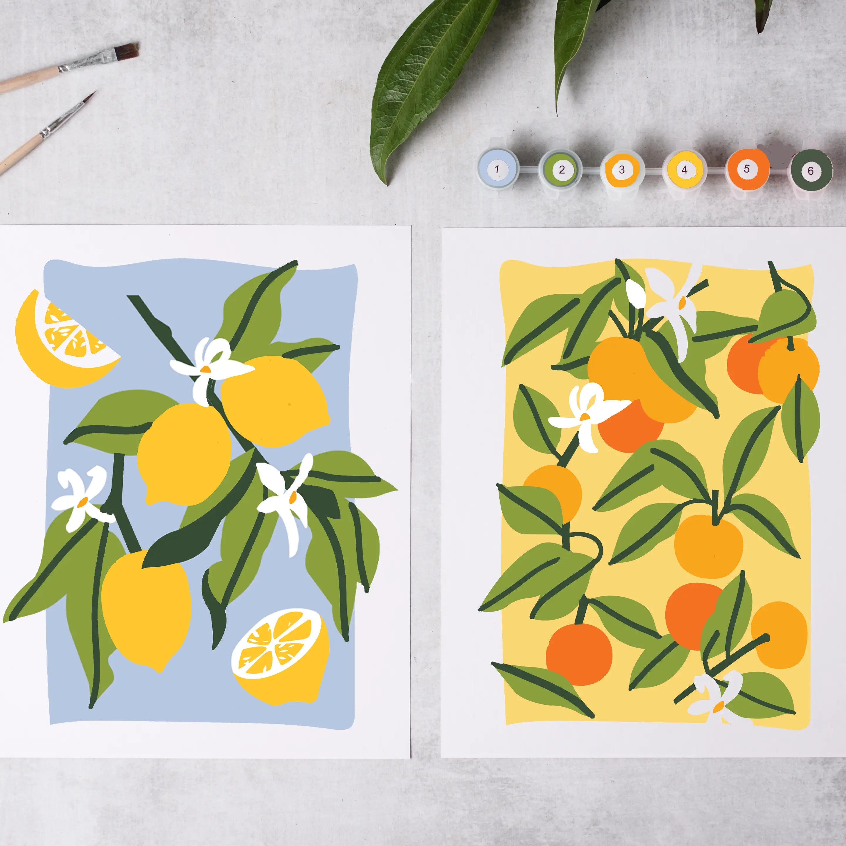 Cate Paper Paint by Numbers Kits