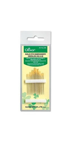 Clover 235 (Gold Eye Embroidery Needles 3/9)