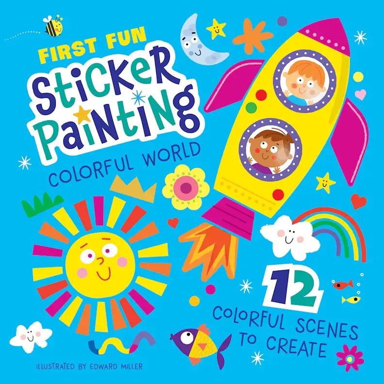 First Fun Sticker Painting Books
