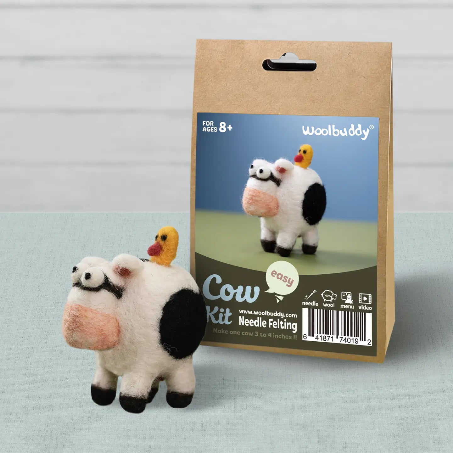Woolbuddy Mini Needle Felting Kits (Beginner & Intermediate)