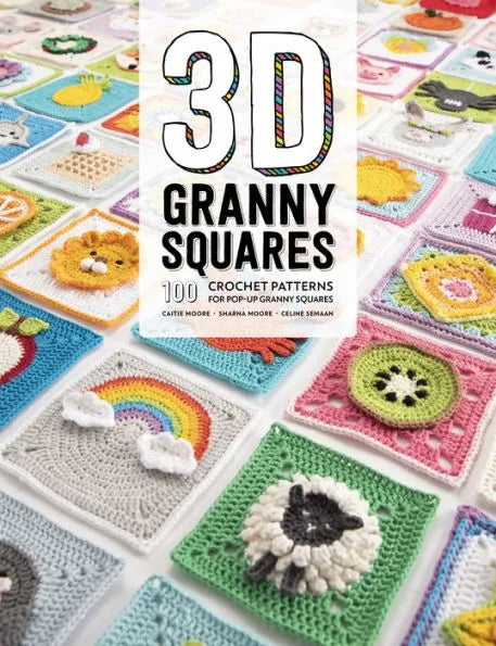 3d Granny Squares 100 Crochet Patterns For Pop Up Granny Squares — Imagiknit