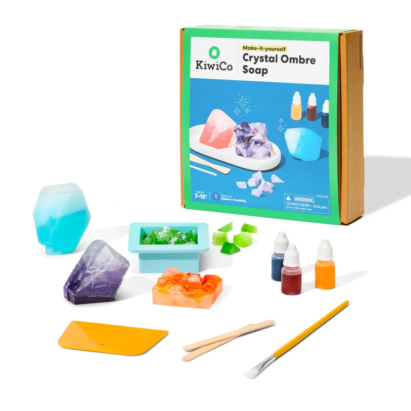 Crystal Ombre Soap Make-it-Yourself KiwiCo Kit
