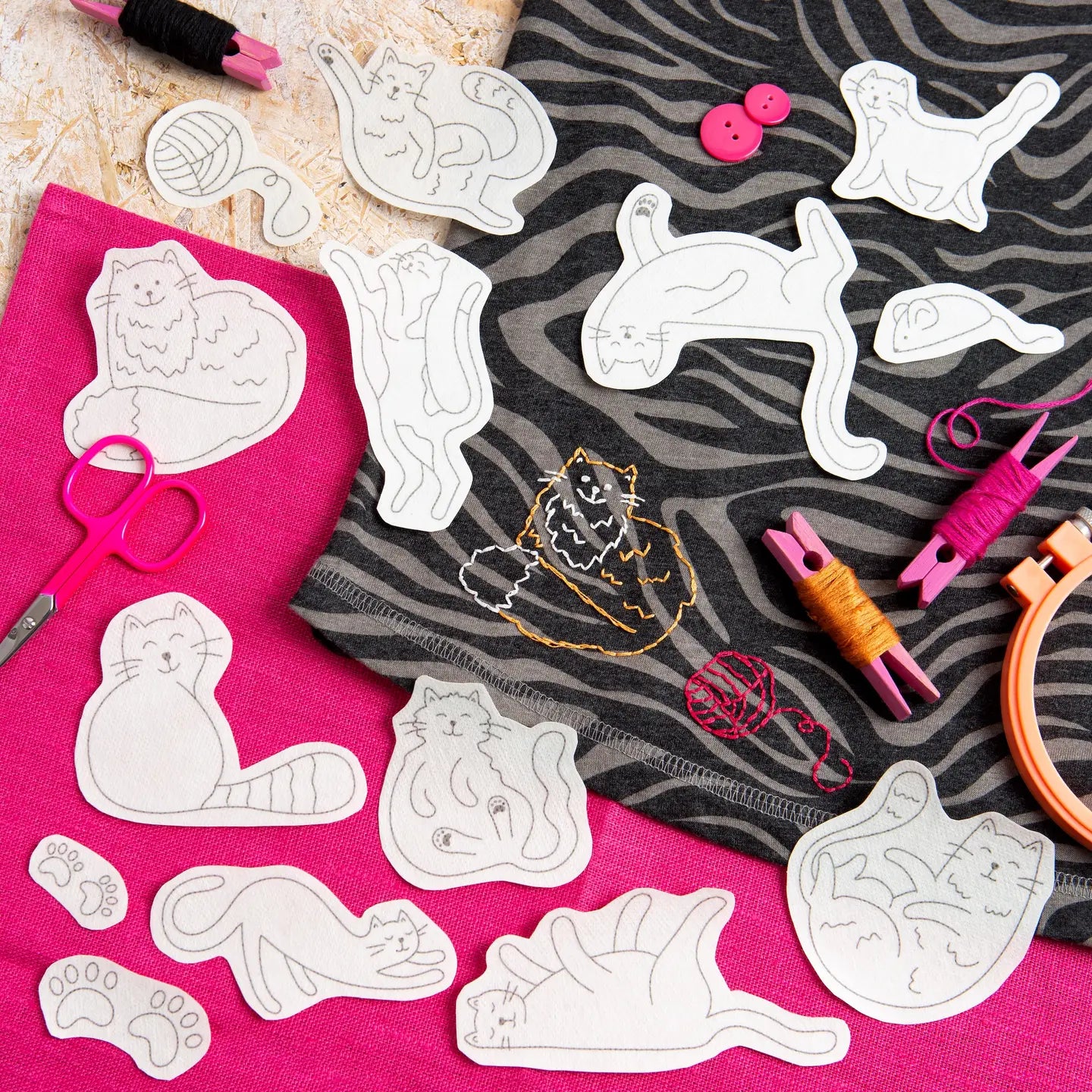 Hawthorn Handmade Stick & Stitch Embroidery Pack
