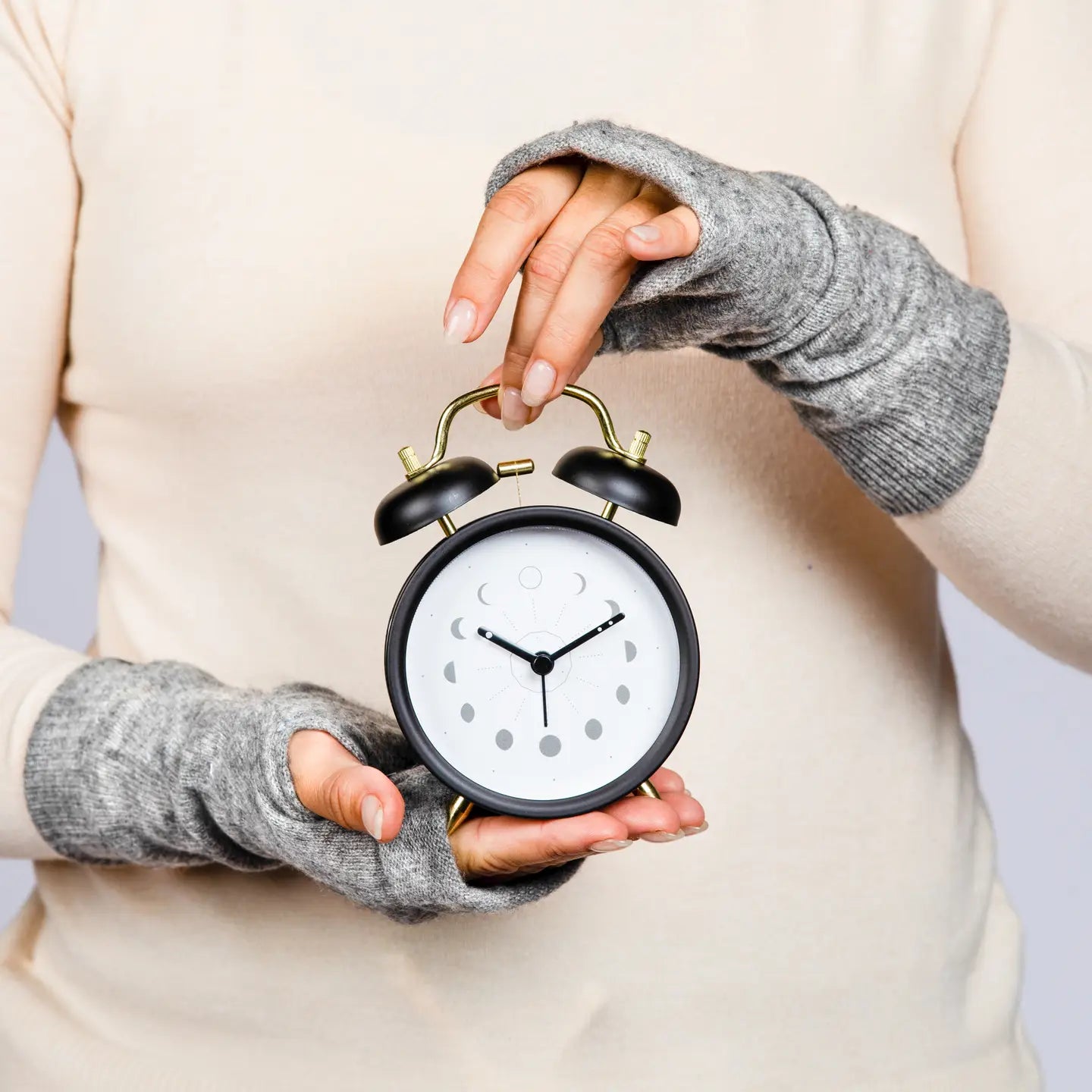 100% Cashmere Fingerless Gloves