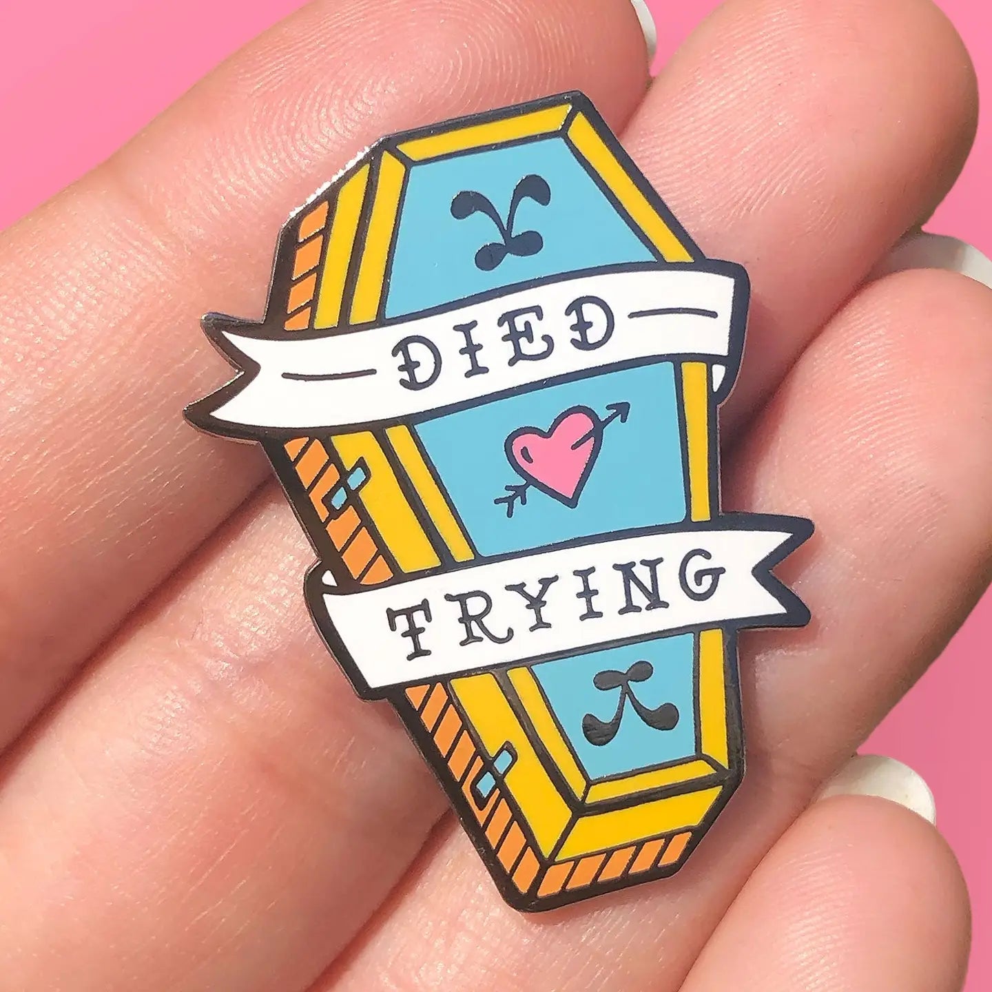 A Fink and Ink Enamel Pins