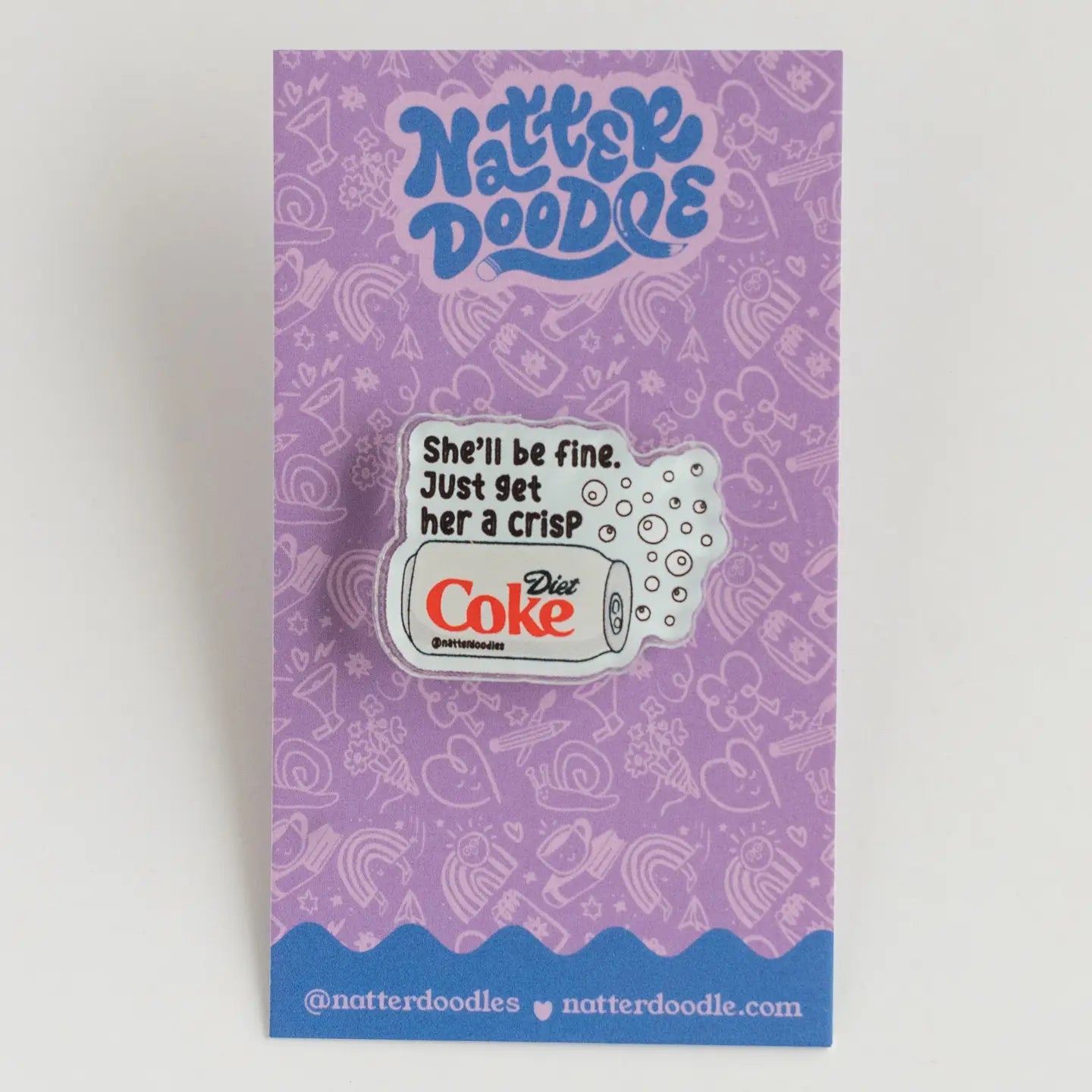 NatterDoodle Acrylic Pins