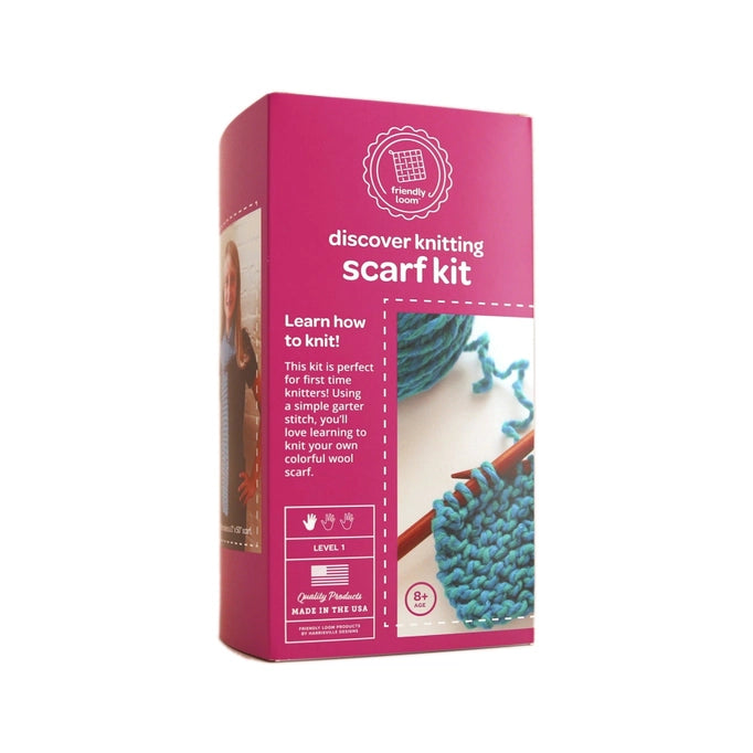 Discover Knitting Scarf Kit