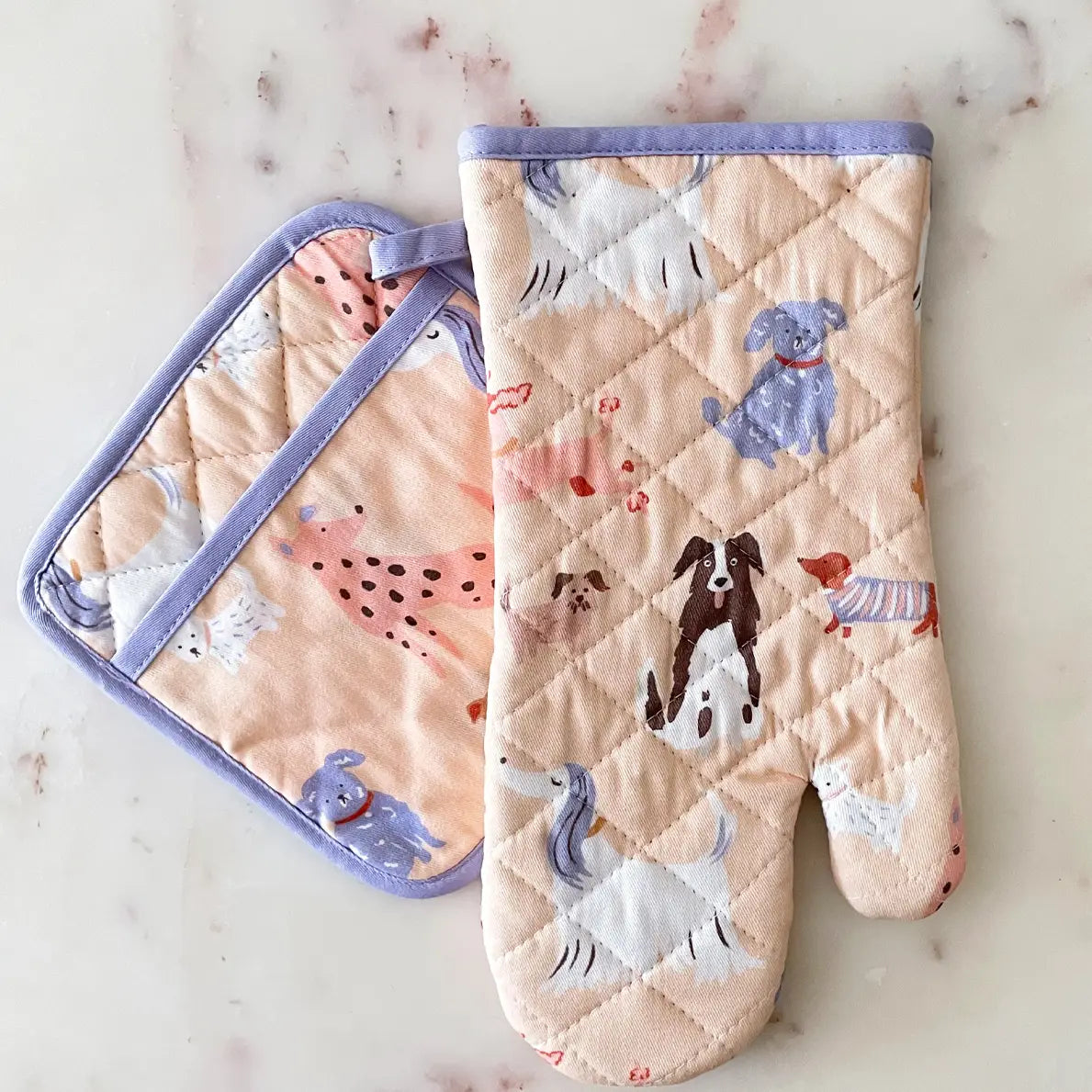 Idlewild Oven Mitt and Potholder Set