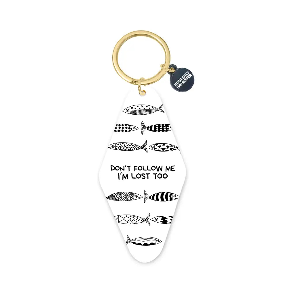 Properly Improper Motel Keychains
