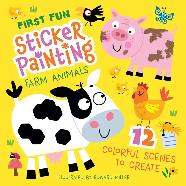 First Fun Sticker Painting Books