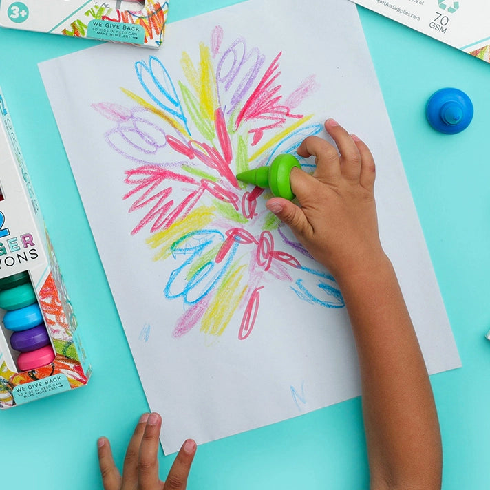 Jr. 12 Finger Crayons