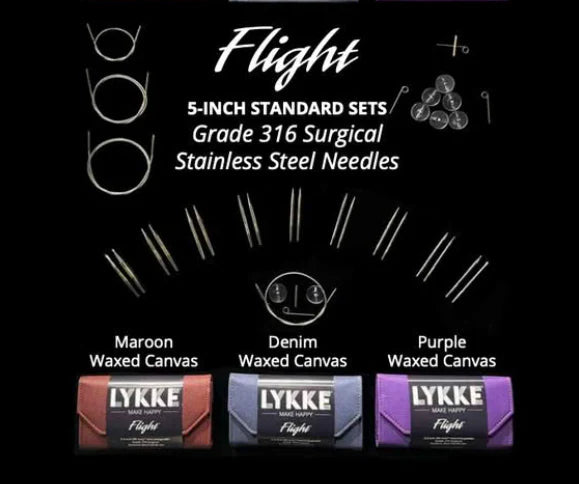Lykke 5" Flight Stainless Steel Interchangeable Sets