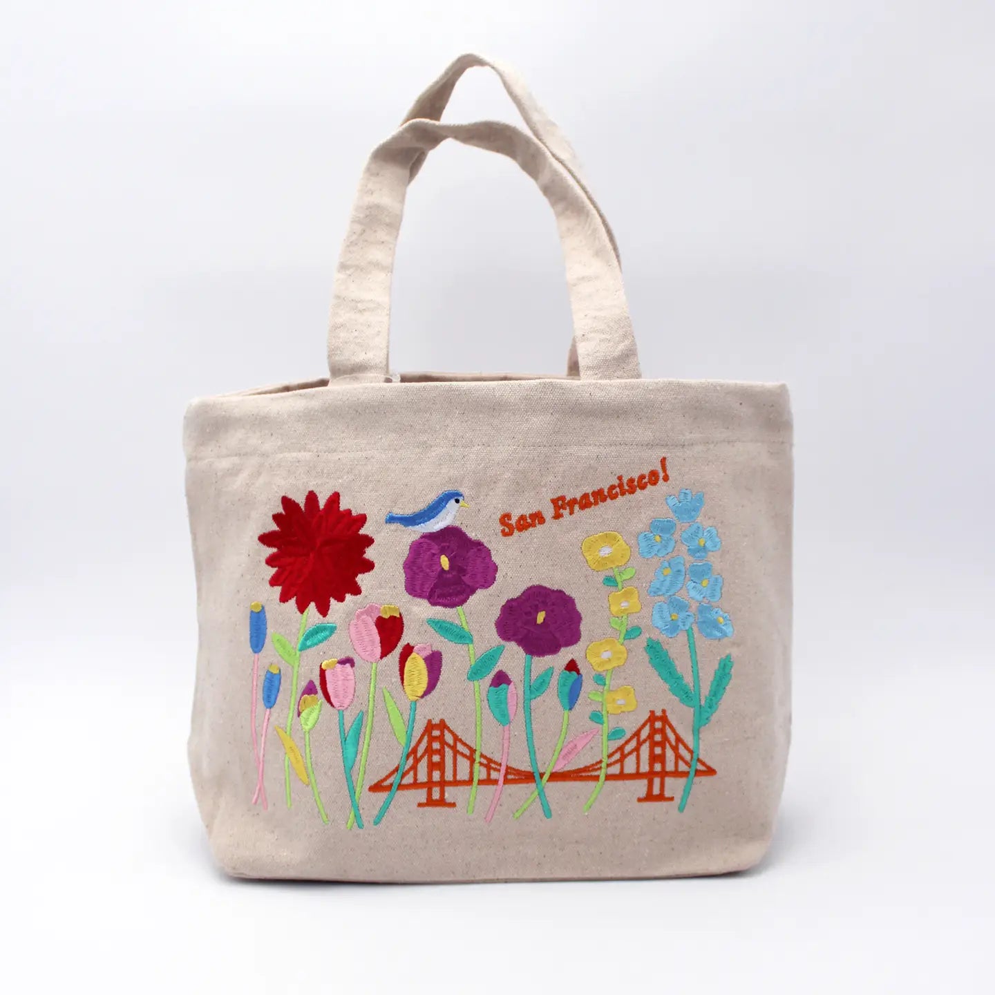 Tomoko Maruyama Embroidered Lunch Tote Project Bag