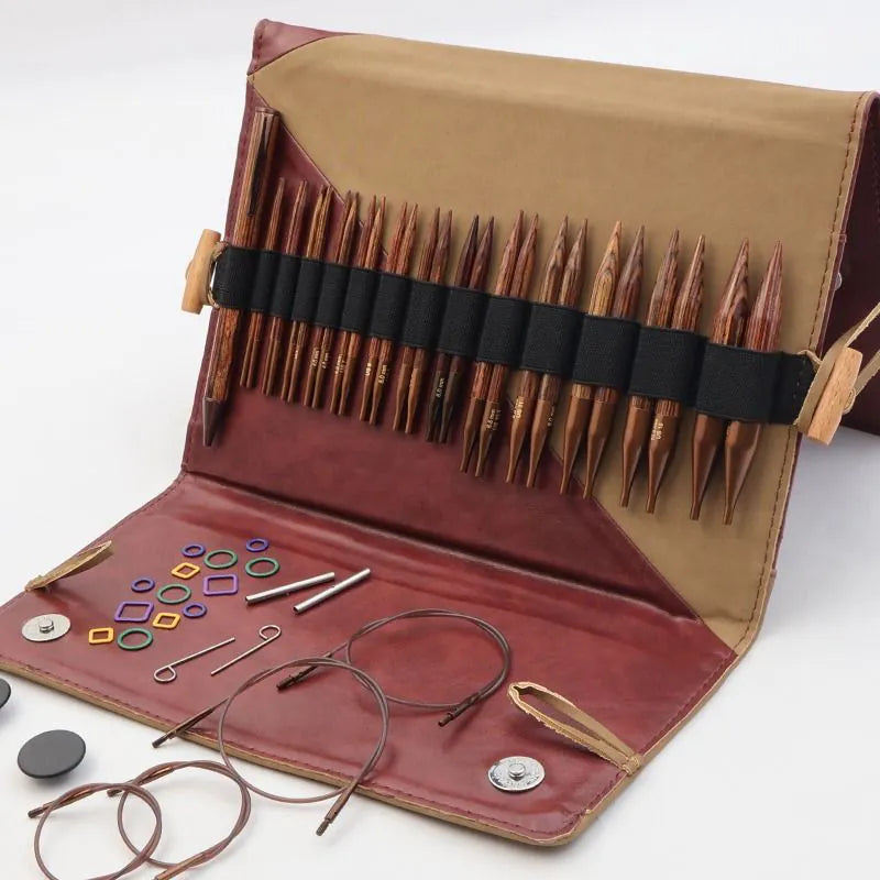 Knit Pro Ginger Interchangeable Circular Needle Set (4" Special, Grande, Sizes 3-17)