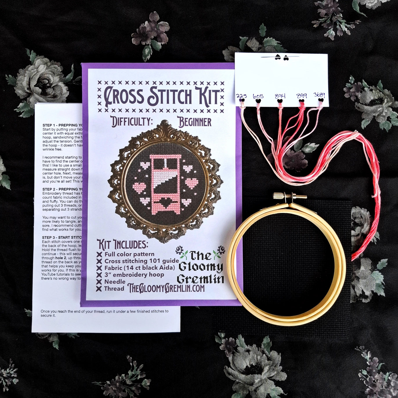 The Gloomy Gremlin Cross Stitch Kits