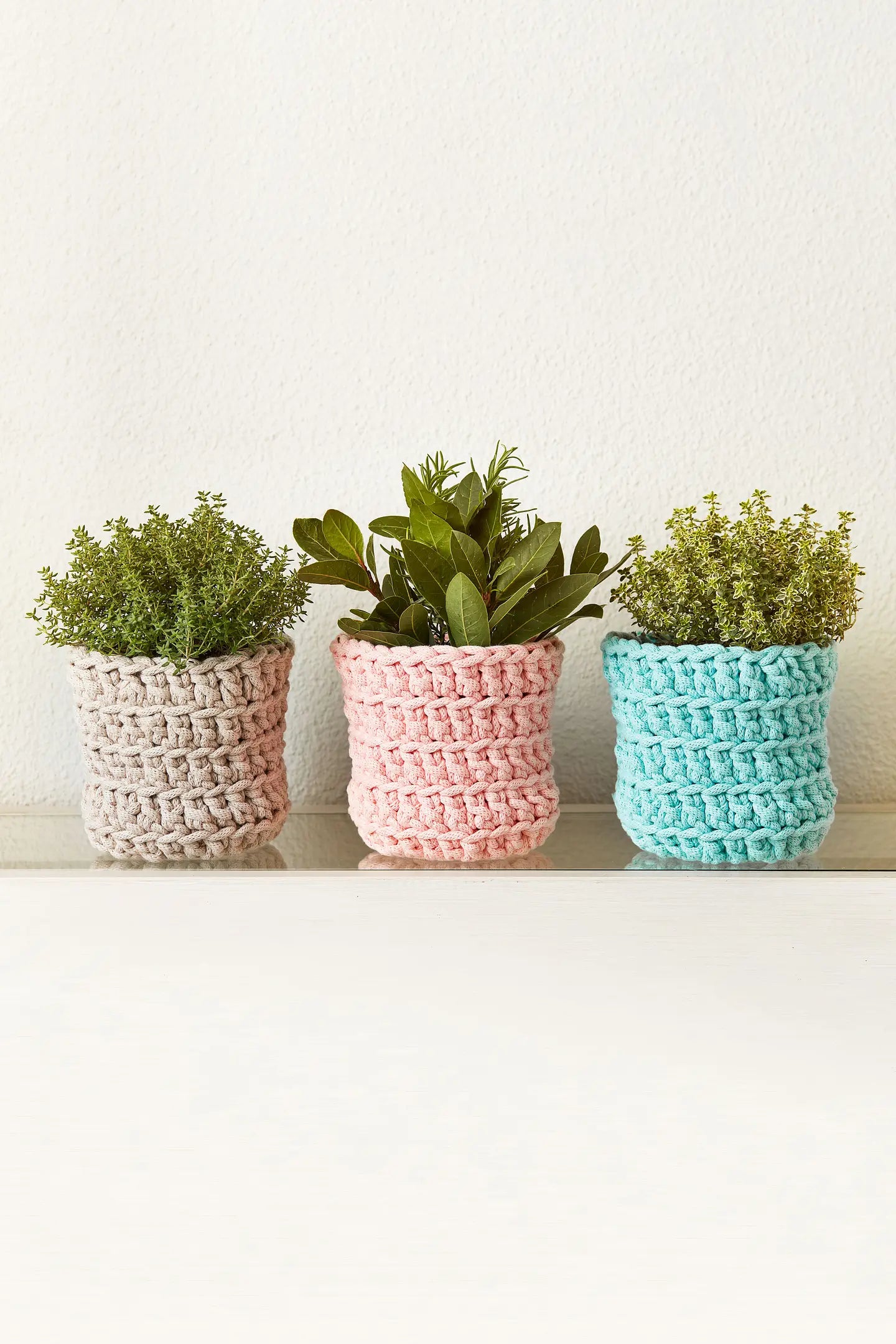 Golmen Baskets (Eco Vita Cotton 12) Crochet Kit