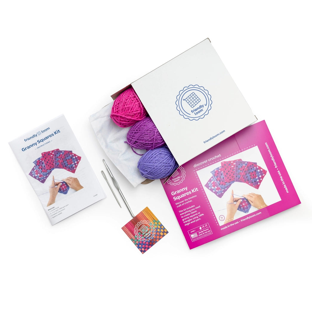 Discover Crochet Granny Square Kit