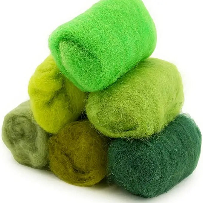 Woolbuddy Corriedale Wool Fiber Sampler Packs