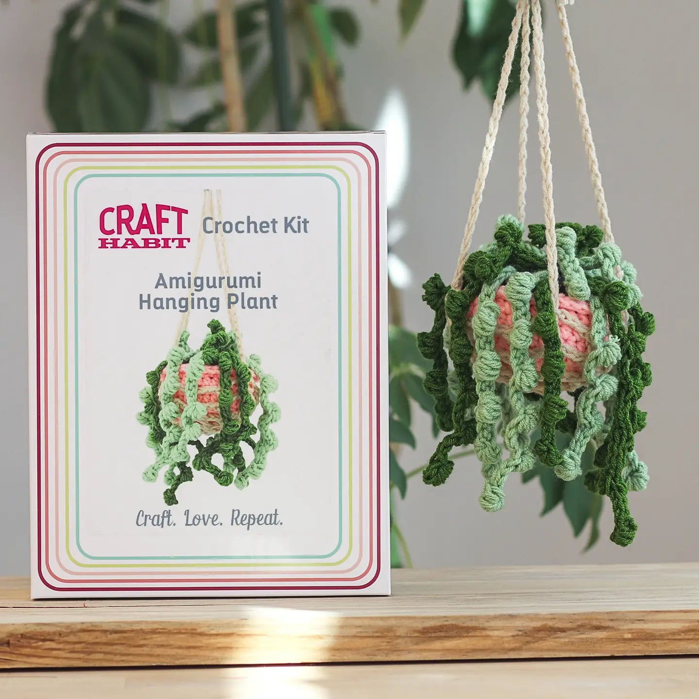 Craft Habit Amigurumi Hanging Plant Crochet Kit