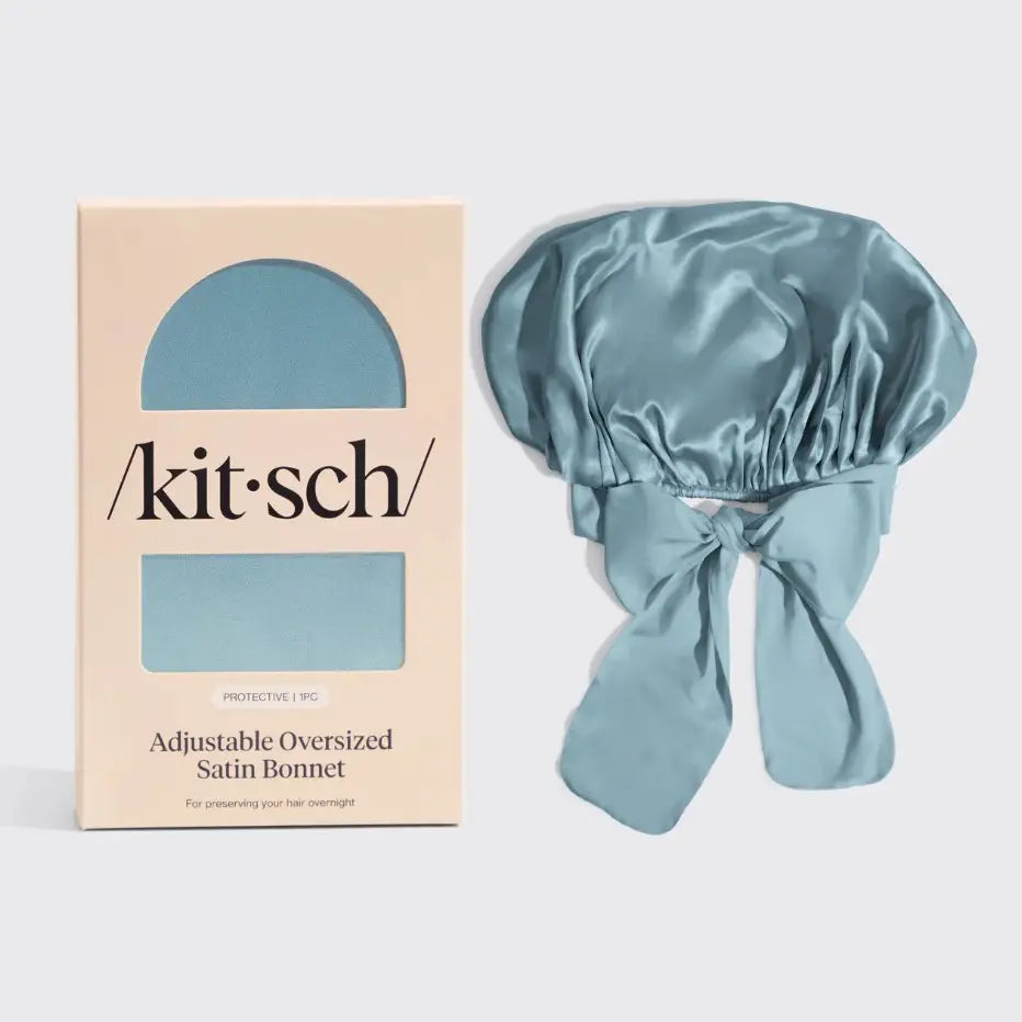 Kitsch Adjustable Oversized Satin Bonnets