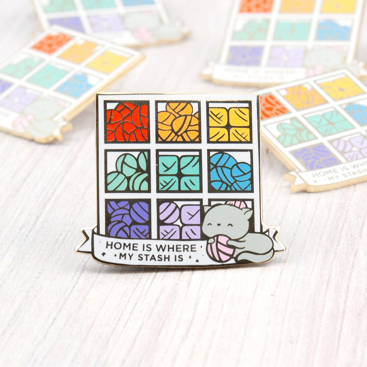 The Clever Clove Enamel Pins