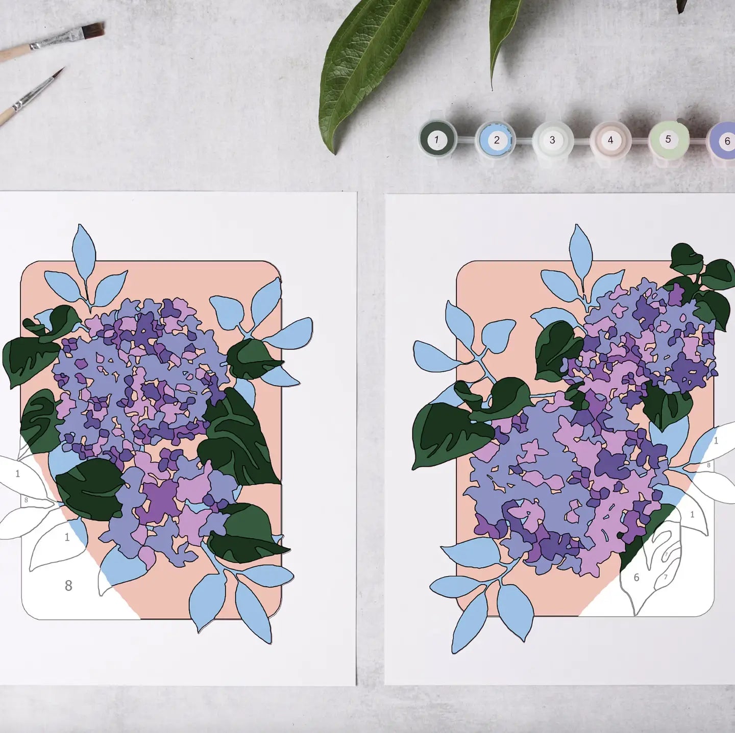 Cate Paper Paint by Numbers Kits