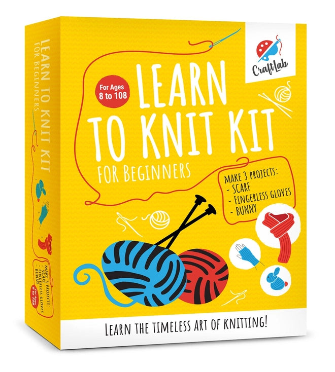 Learn to Knit Kit for Beginners