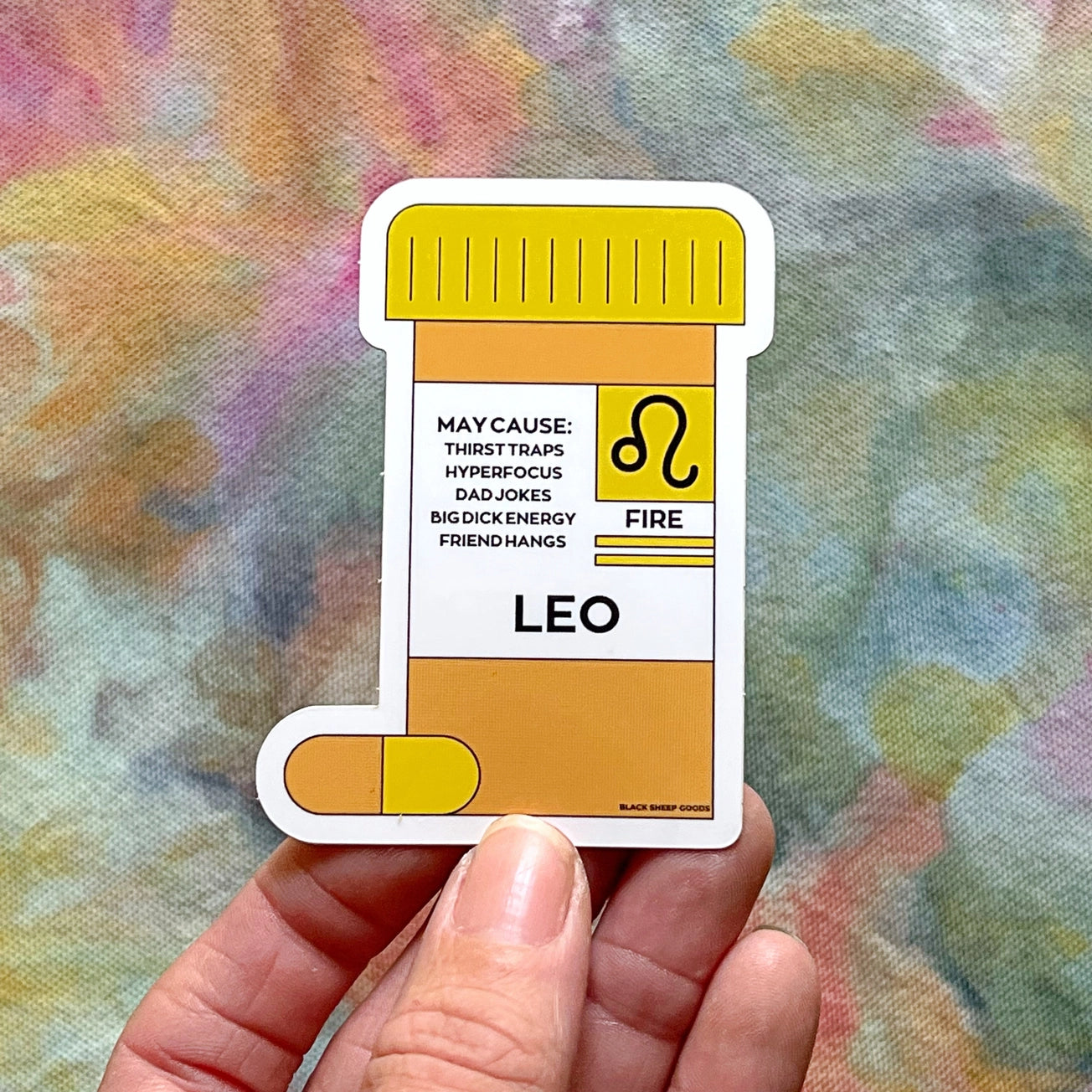 Zodiac Sign Pill Bottle Stickers