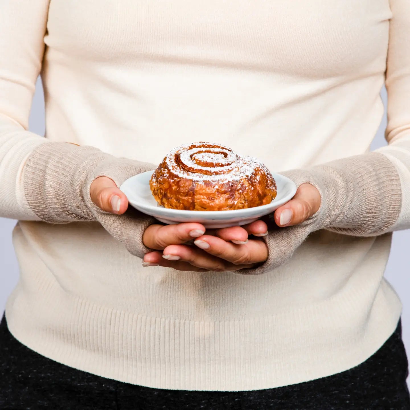 100% Cashmere Fingerless Gloves