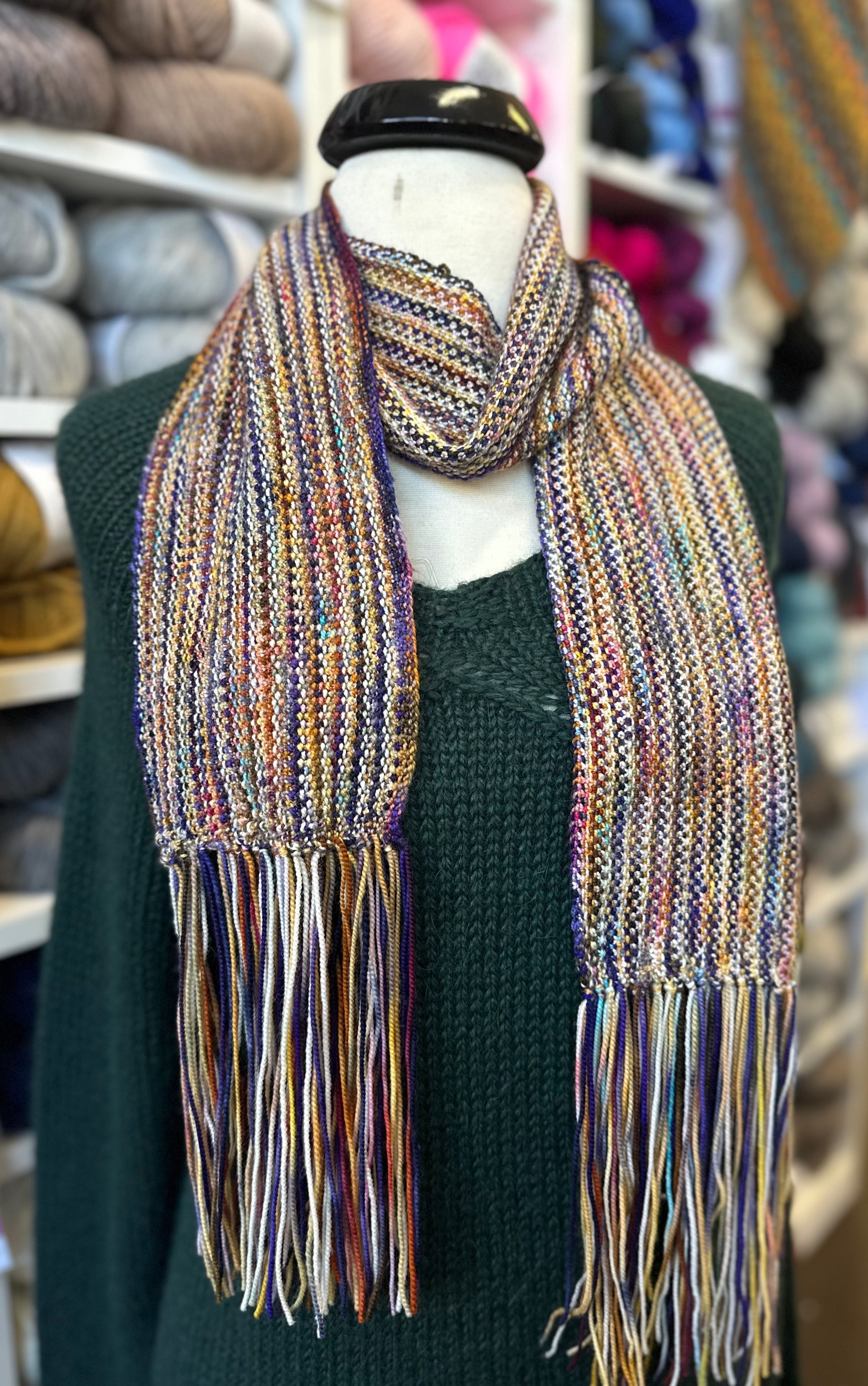 Koigu Linen Stitch Scarf Kit