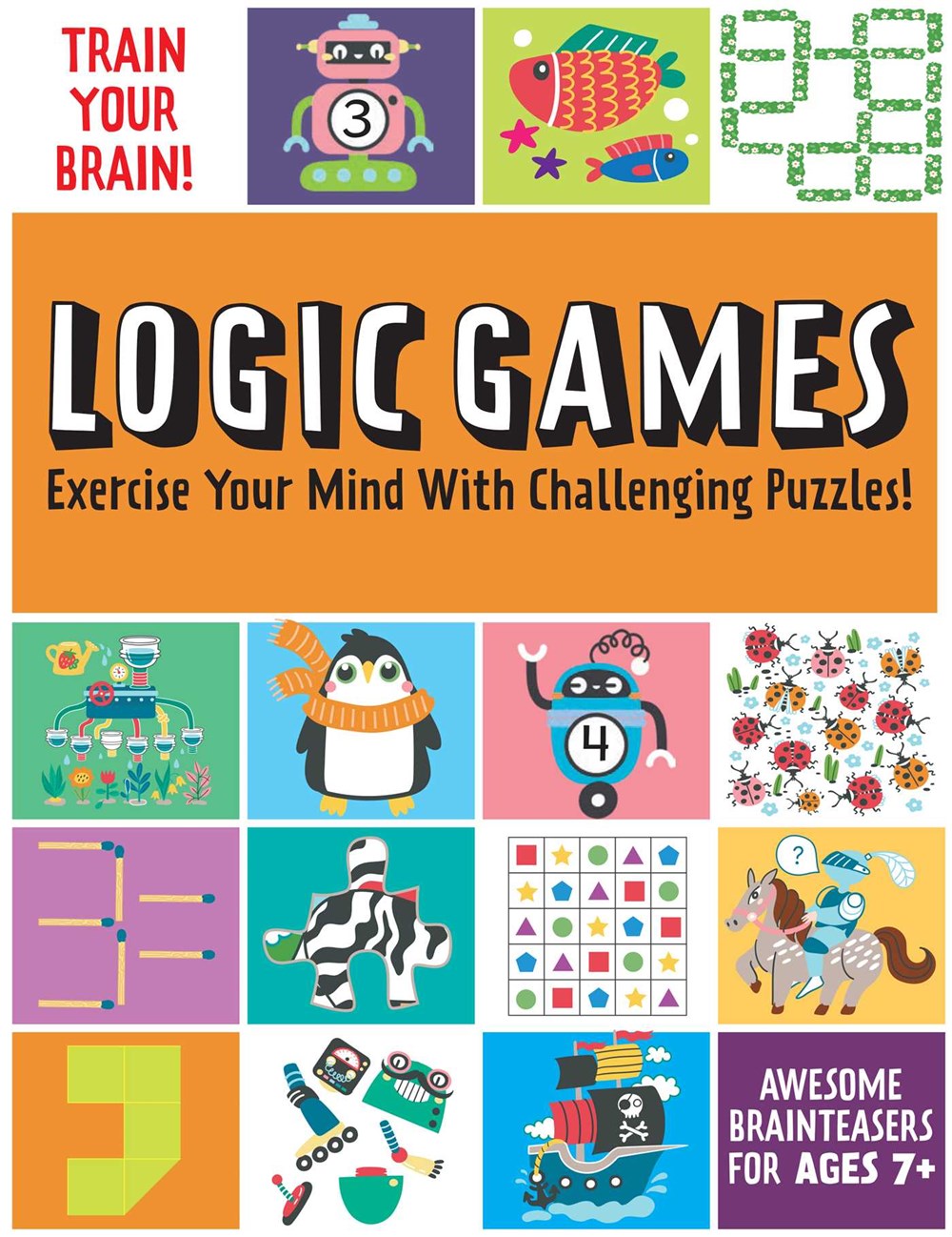 Logic Spinner Train Your Brain: Logic Games (Brain Teasers For Kids) — ImagiKnit