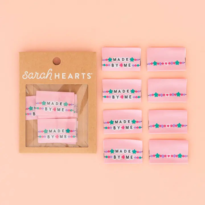 Sarah Hearts Woven Labels