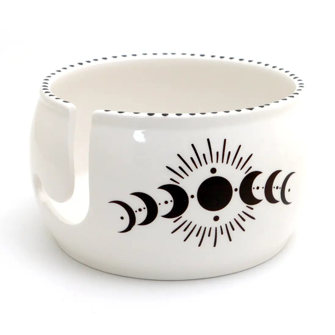 Lenny Mud Ceramic Yarn Bowls