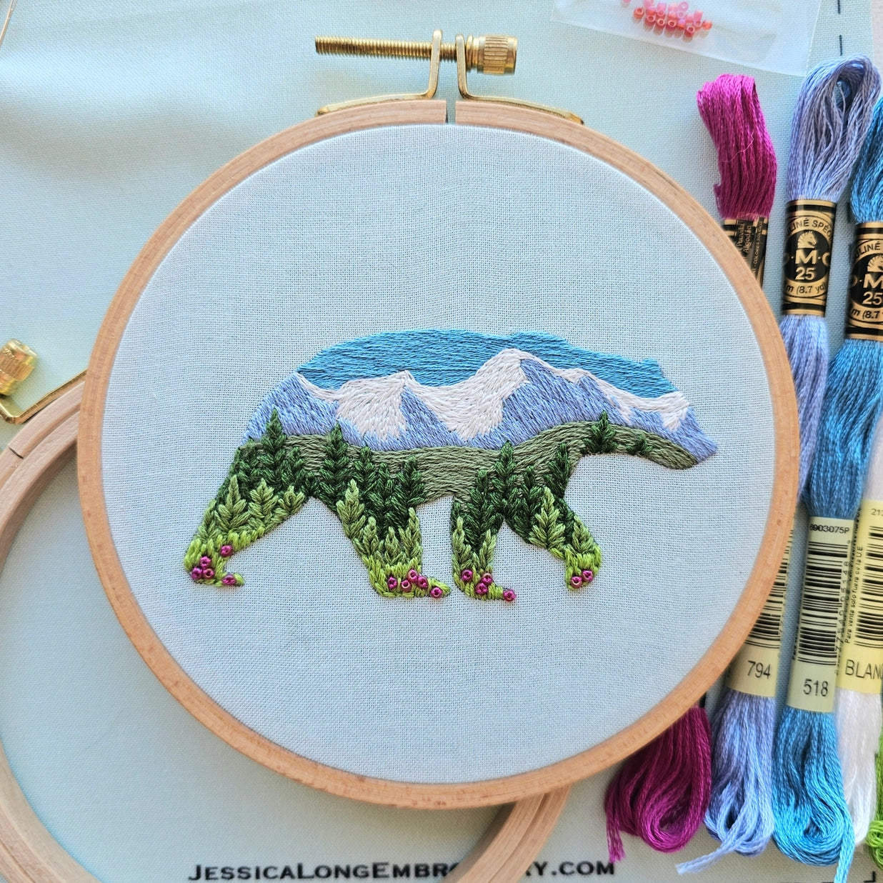 Jessica Long Embroidery Kits