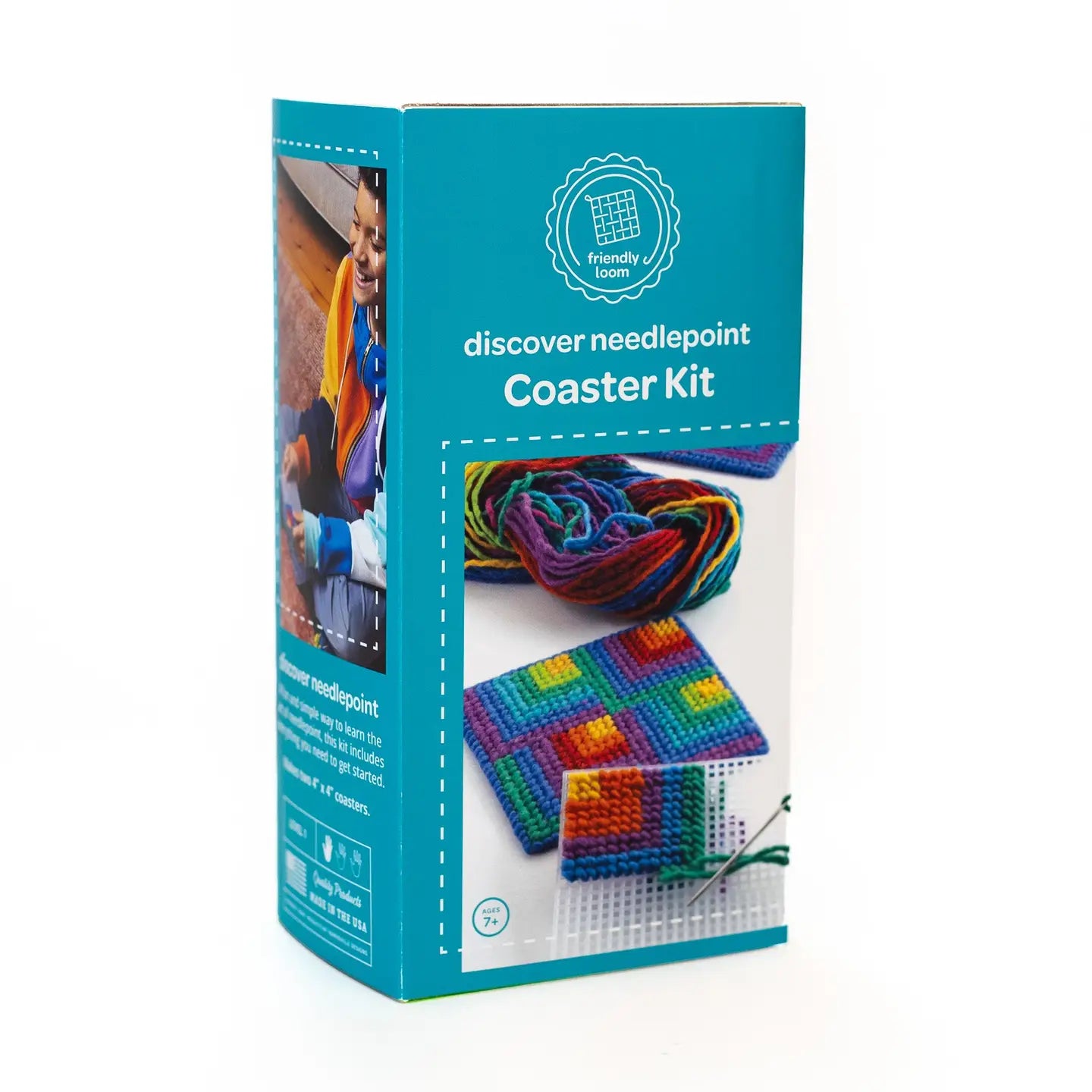 Discover Needlepoint Coaster Kit