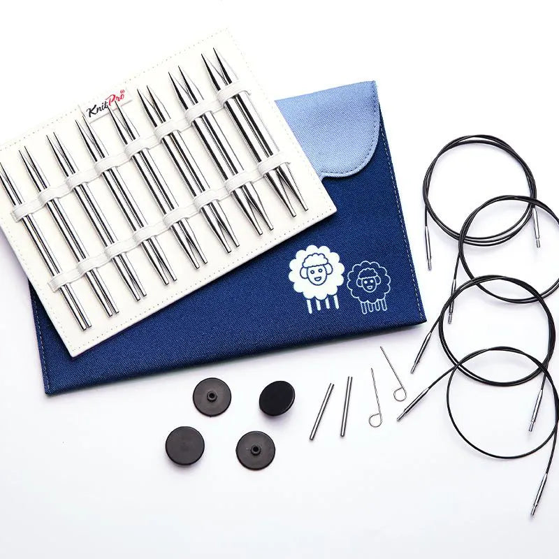 Knit Pro Nova Interchangeable Circular Needle Set (5", Deluxe)