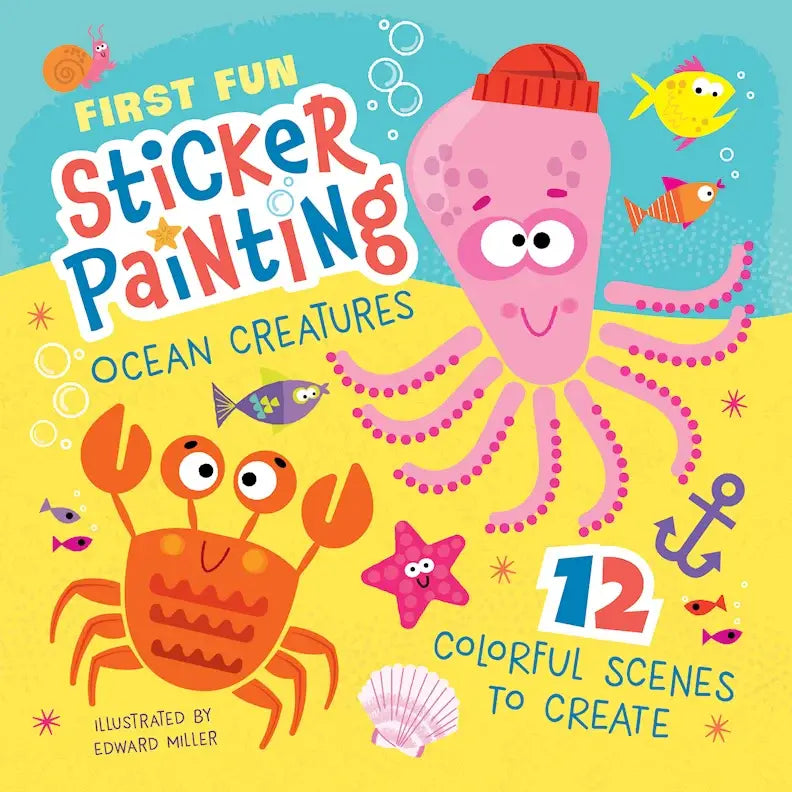 First Fun Sticker Painting Books
