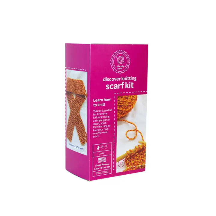 Discover Knitting Scarf Kit