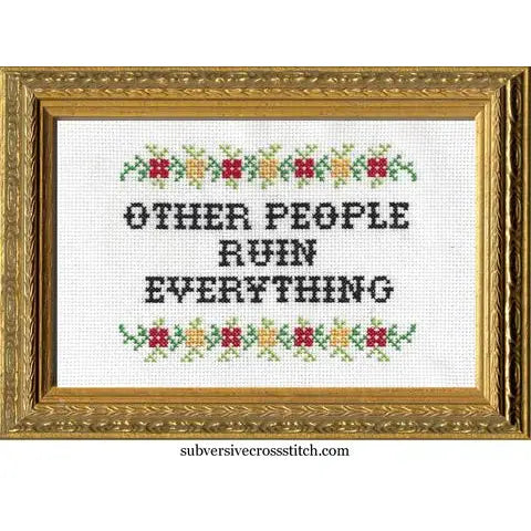 Subversive Cross Stitch Kits