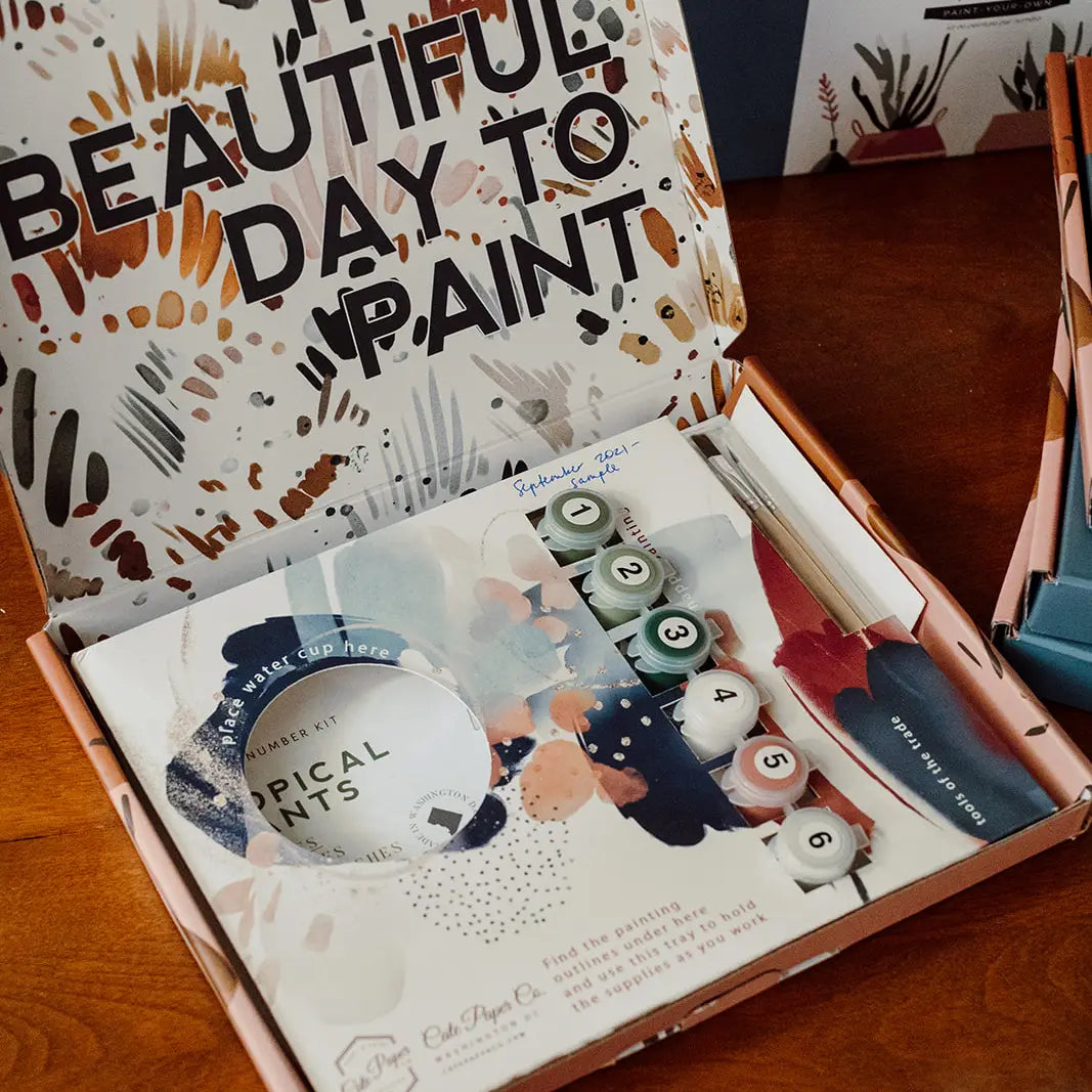 Cate Paper Paint by Numbers Kits