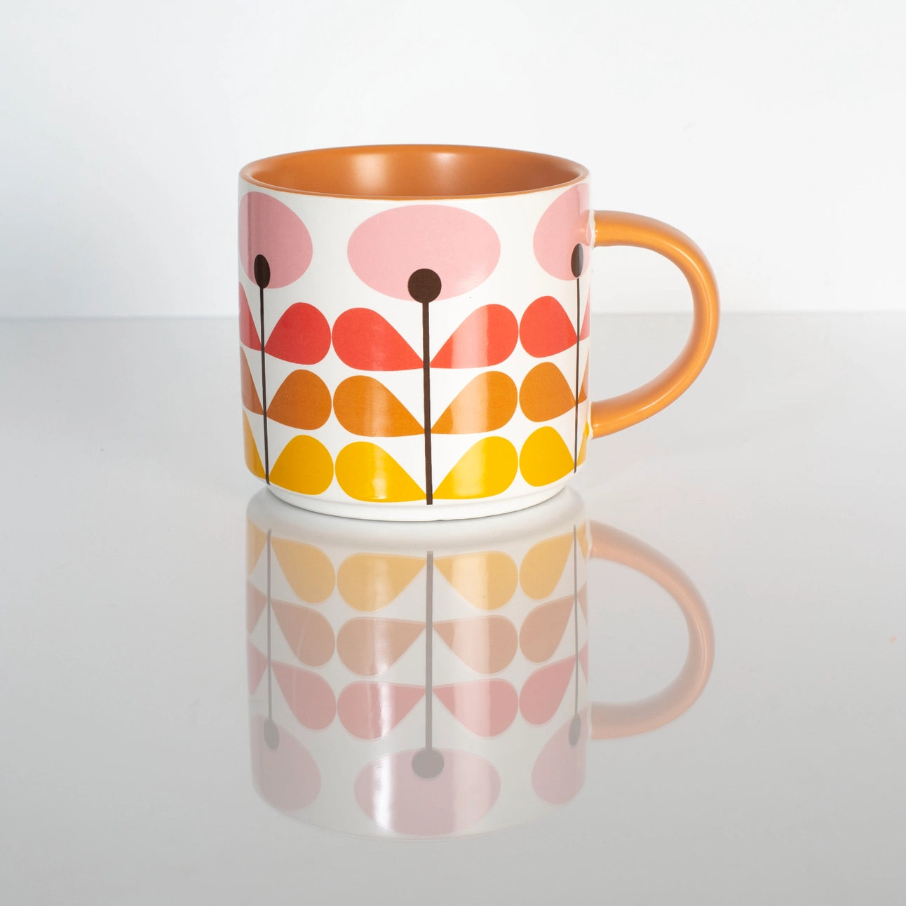 Mid Century Modern Matte Stackable Coffee Mug