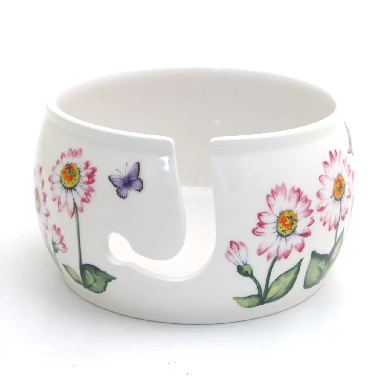 Lenny Mud Ceramic Yarn Bowls