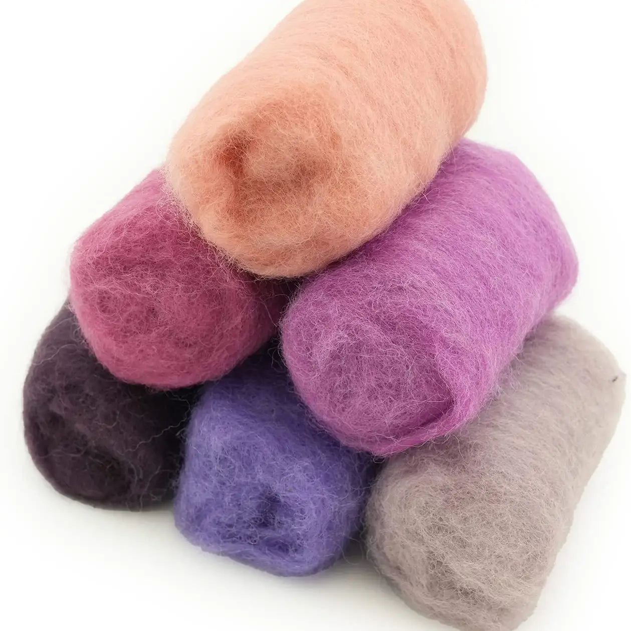 Woolbuddy Corriedale Wool Fiber Sampler Packs