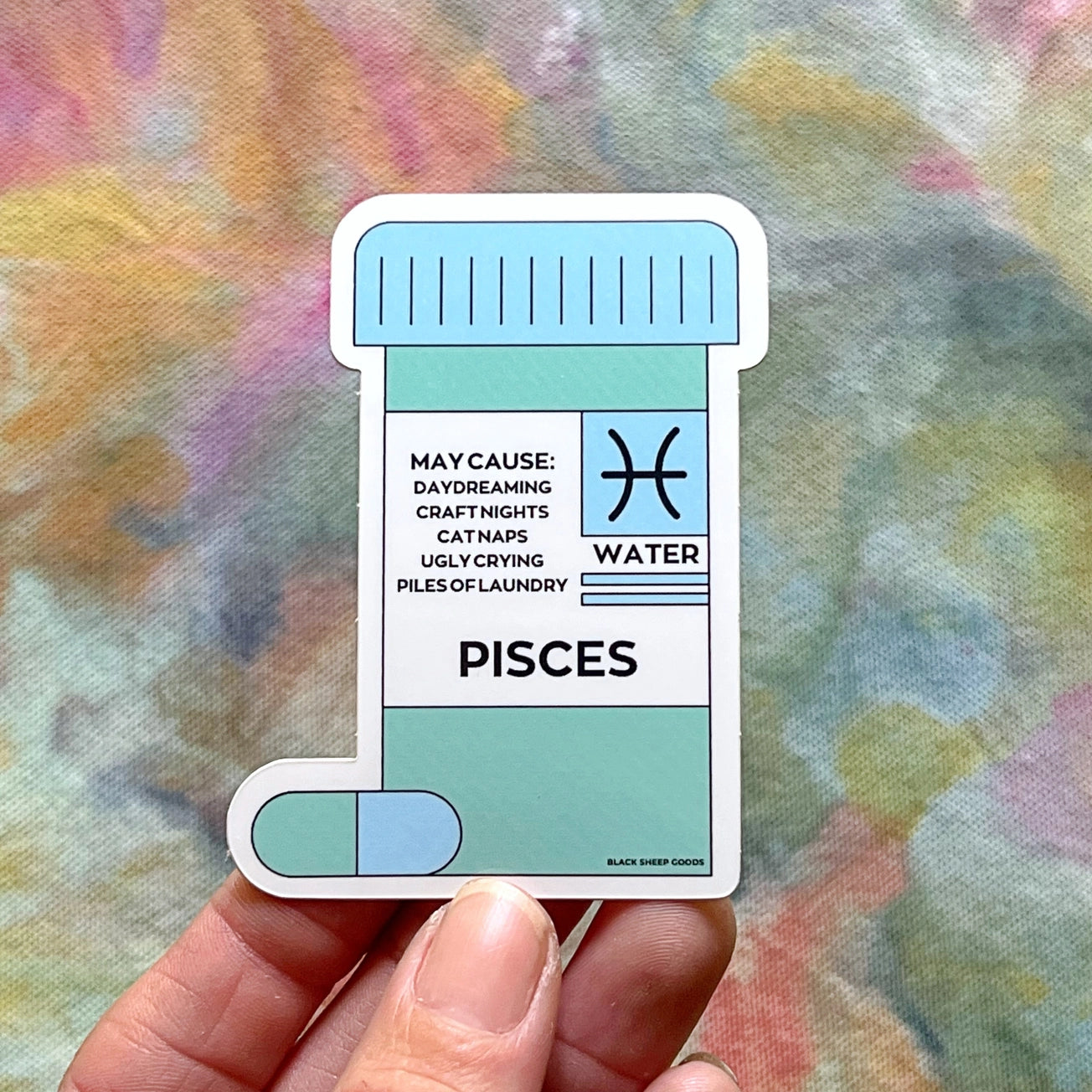 Zodiac Sign Pill Bottle Stickers