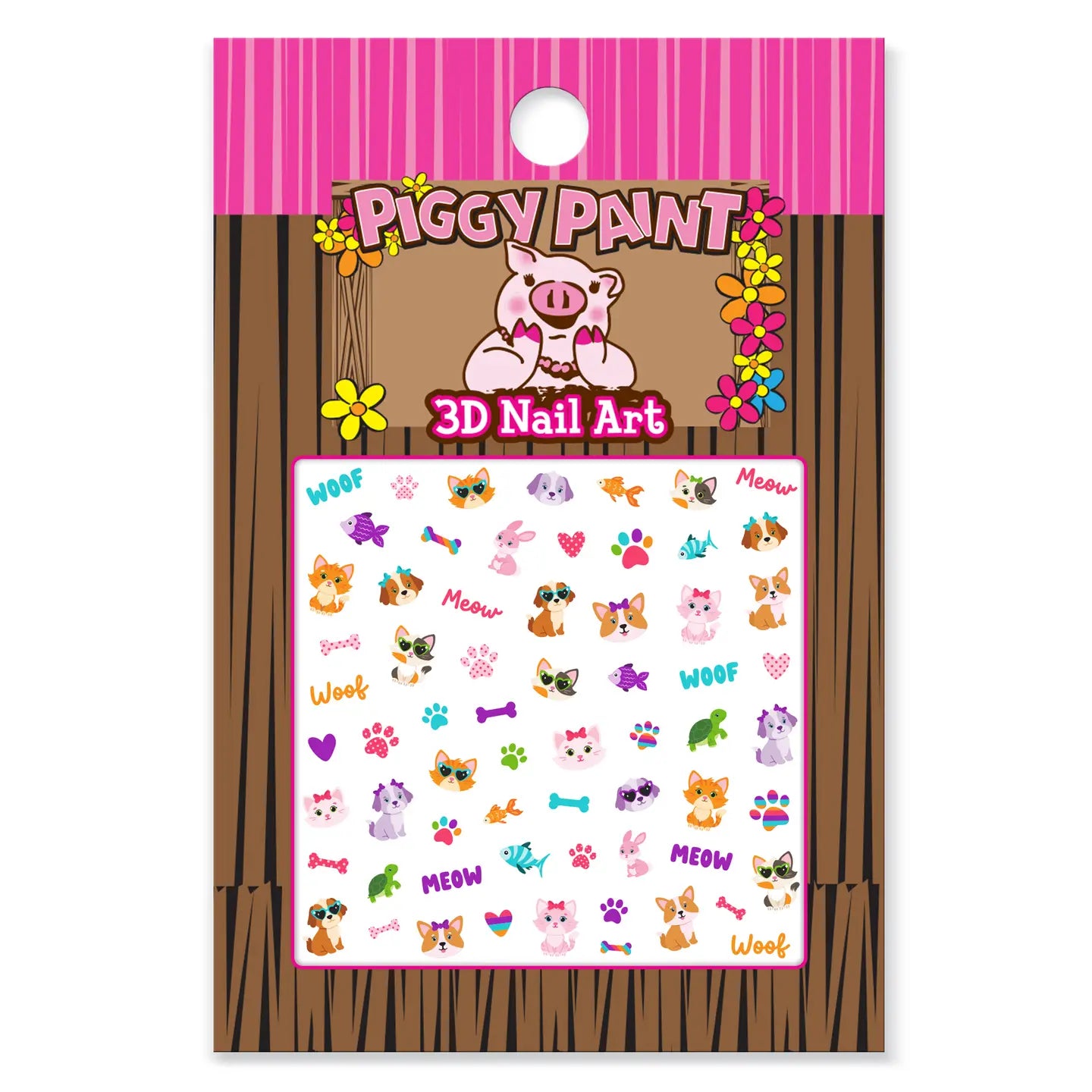 Piggy Paint Nail Art Stickers