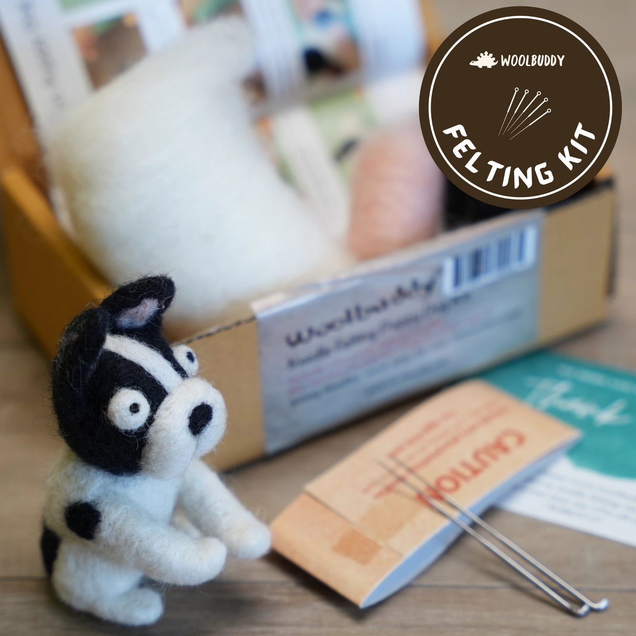 Woolbuddy Puppy Needle Felting Kit