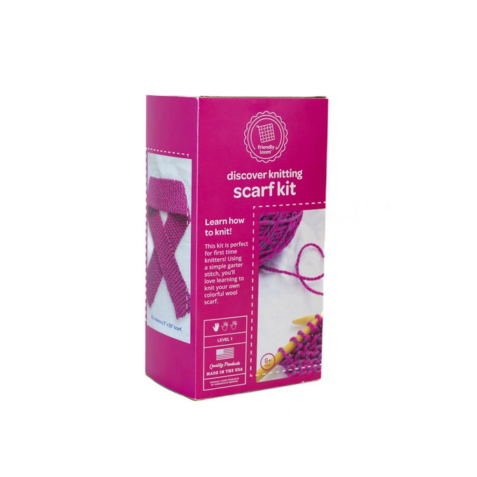 Discover Knitting Scarf Kit