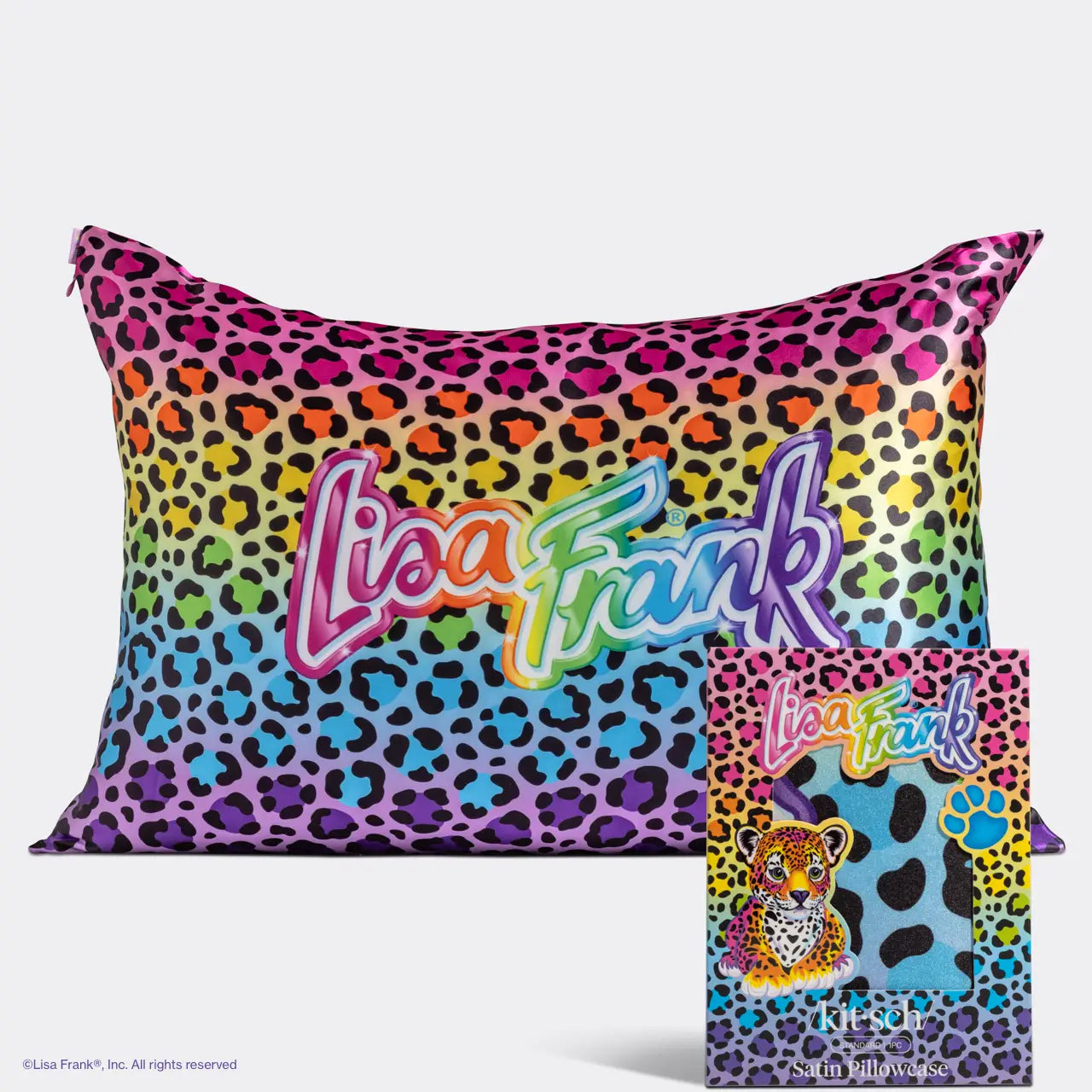 Kitsch X Lisa Frank Standard Satin Pillowcases