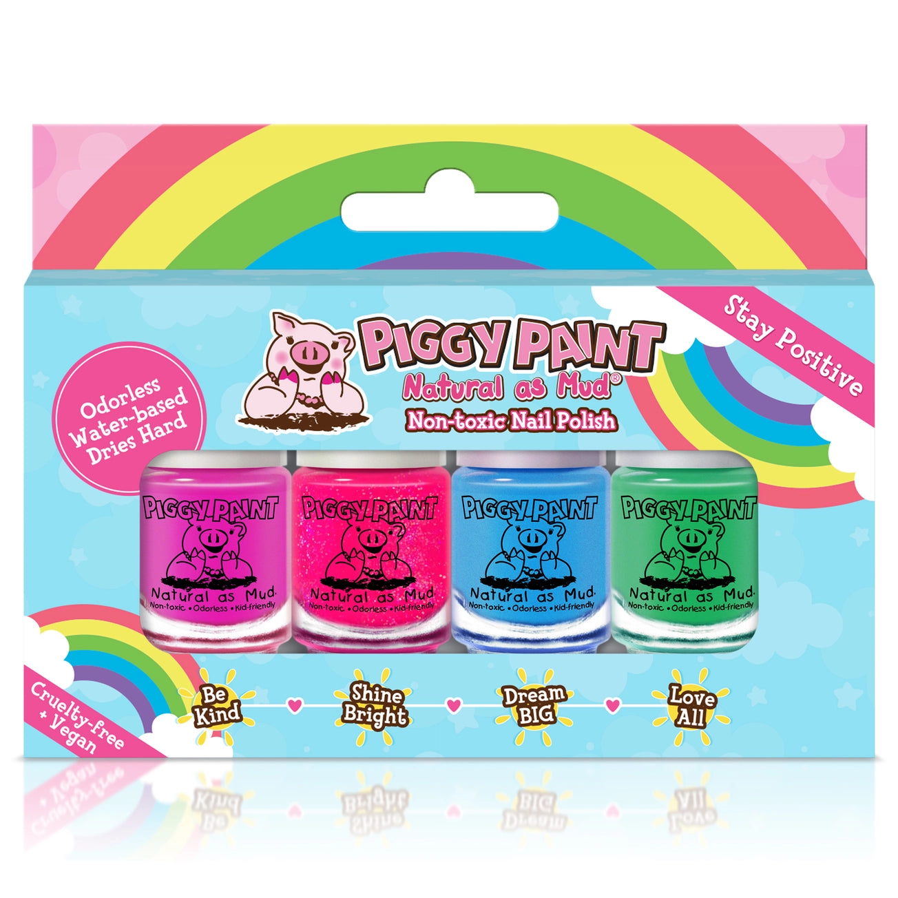 Piggy Paint Rainbow 4 Polish Gift Set