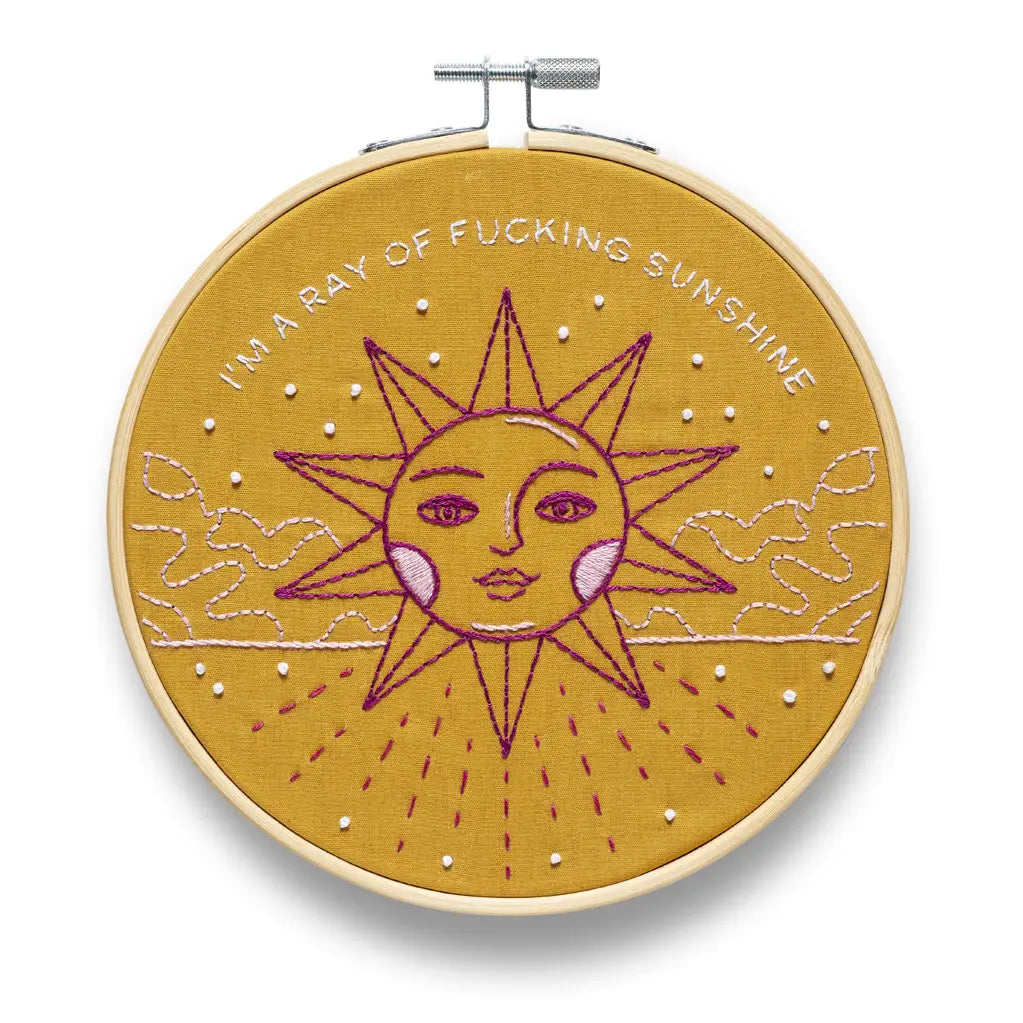 Funatic About Face Embroidery Kits